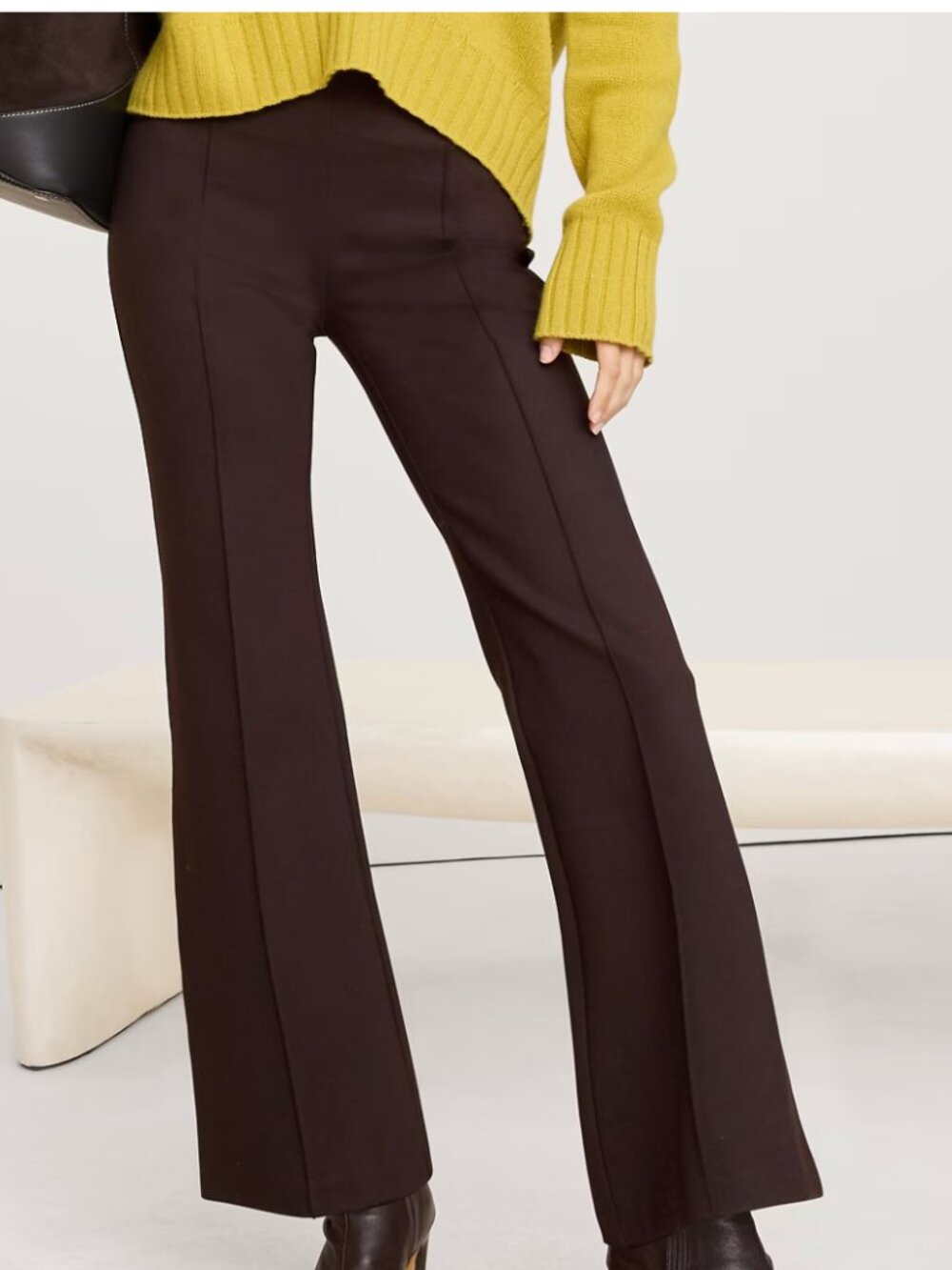 Crop Flare Everywhere Ponte Pull-On Pant